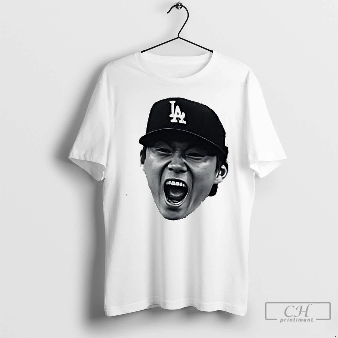 Premium Yoshinobu Yamamoto La Dodgers Big Face T Shirts Hoodie, Sweatshirt | InkNestWear.com