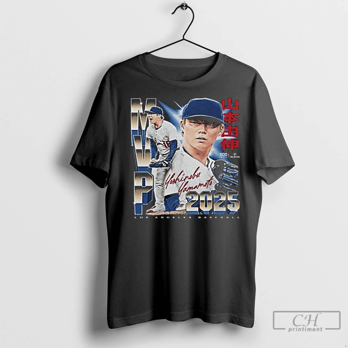 Premium Yoshinobu Yamamoto Los Angeles D 2025 Champs Mvp Long Sleve T-Shirts, Hoodie, Sweatshirt | InkNestWear.com