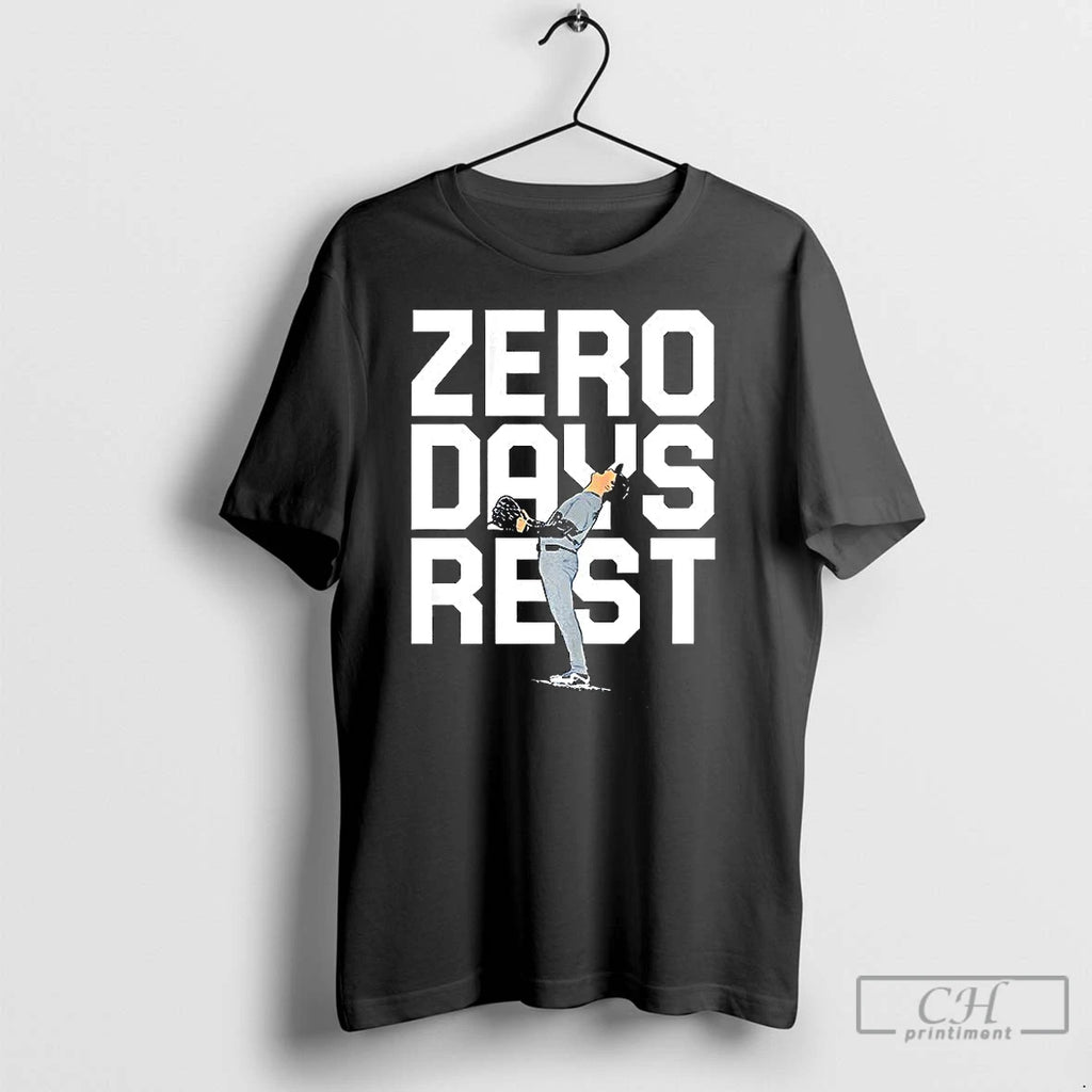 Premium Yoshinobu Yamamoto Los Angeles Dodgers Zero Days Rest T-Shirts, Hoodie, Sweatshirt | InkNestWear.com