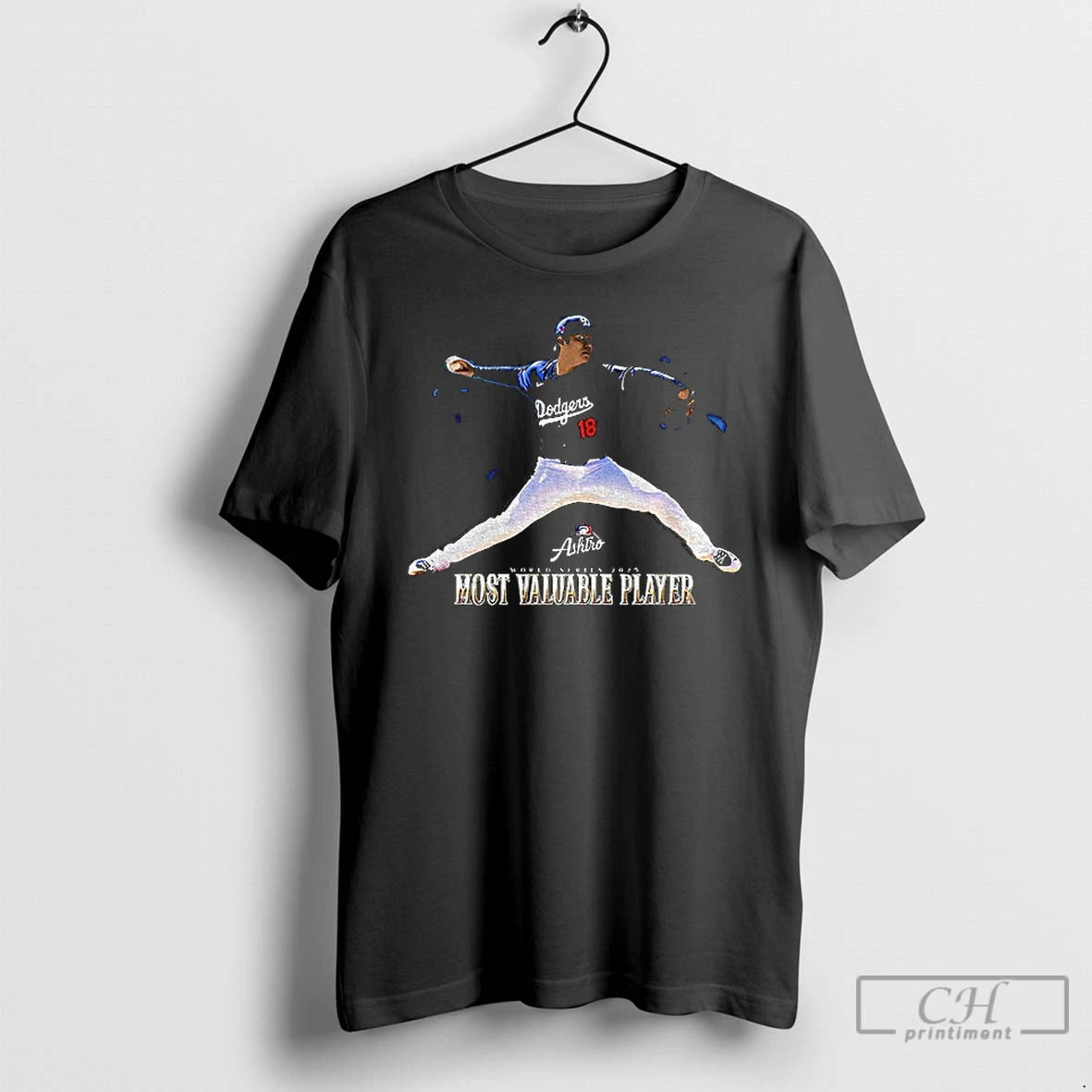 Premium Yoshinobu Yamamoto Baseball Throw Los Angeles Dodgers World Series Most Valuable Player T Shirts Hoodie, Sweatshirt