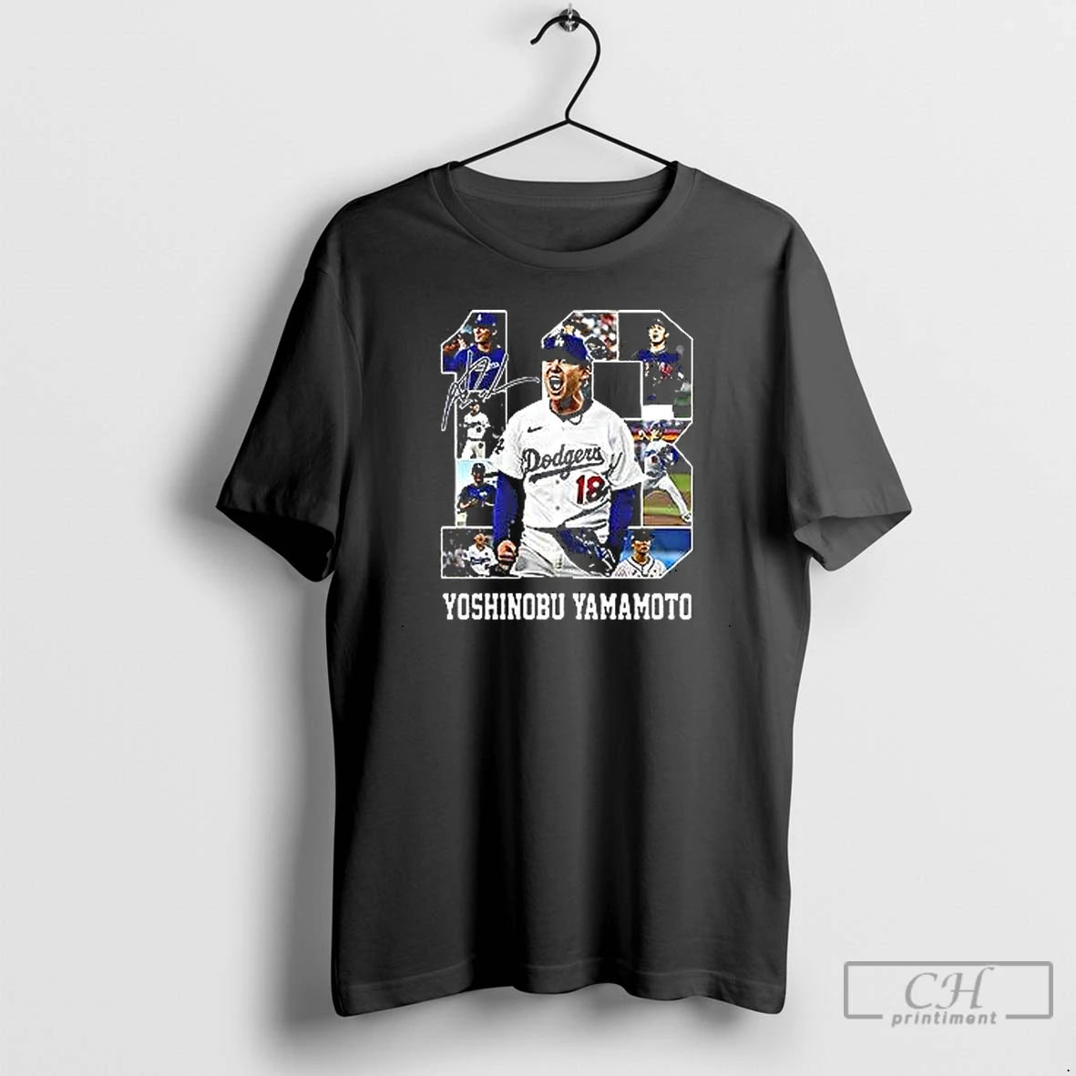 Premium Yoshinobu Yamamoto Number 18 Los Angeles Dodgers Scream T Shirts Hoodie, Sweatshirt | InkNestWear.com