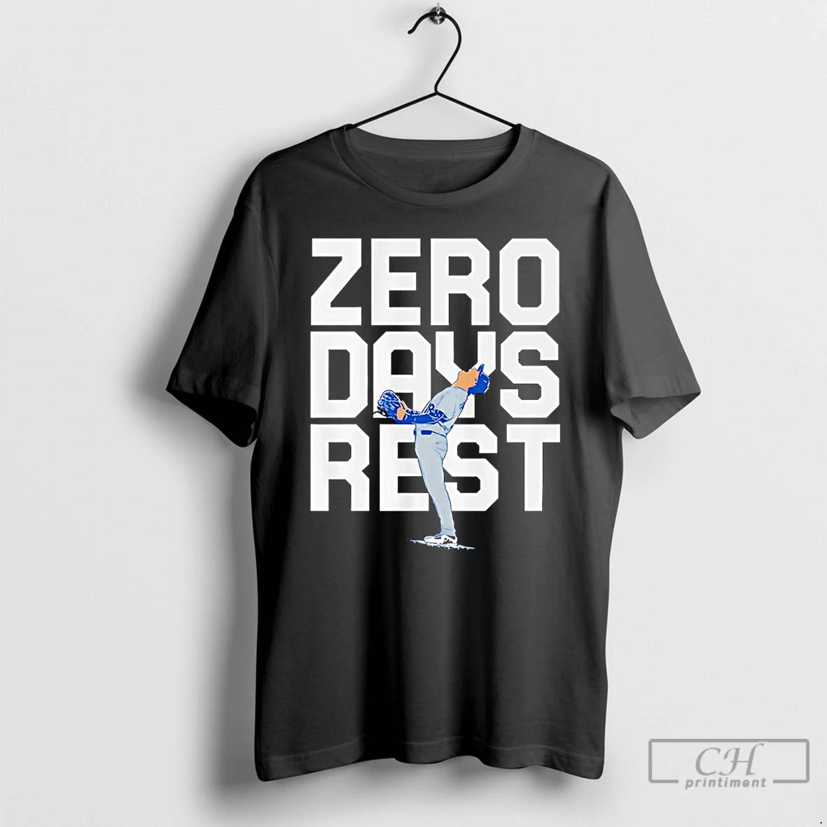 Premium Yoshinobu Yamamoto Zero Days Rest La Dodgers T Shirts Hoodie, Sweatshirt | InkNestWear.com