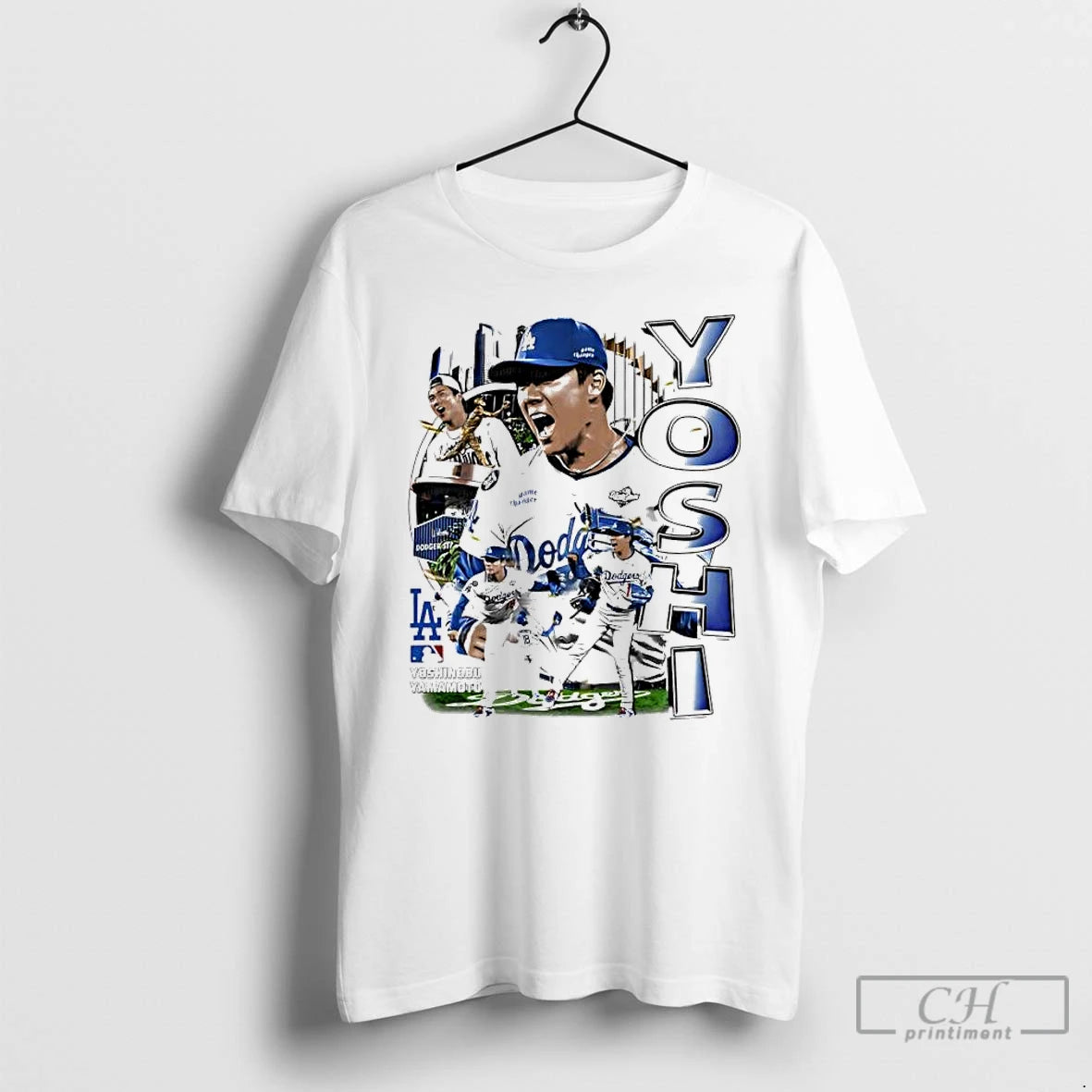 Premium Yoshinobu Yoshinobu Yamamoto La Dodgers Player Collage Vintage T Shirts Hoodie, Sweatshirt | InkNestWear.com