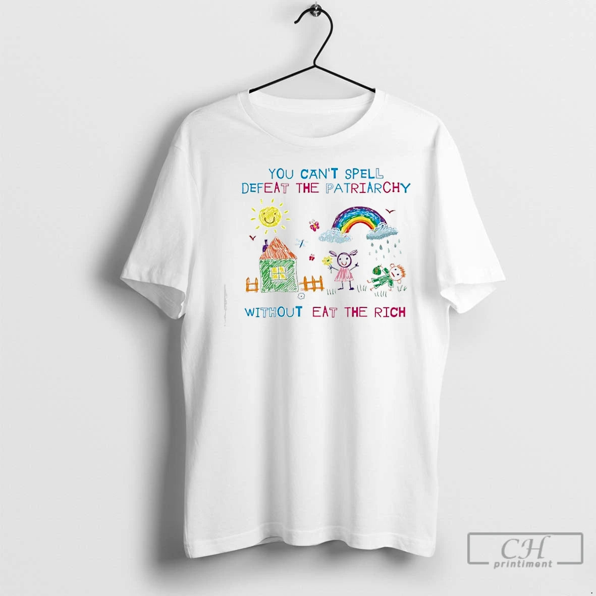 Premium You Cant Spell Defeat The Patriarchy Without Eat The Rich T-Shirts, Hoodie, Sweatshirt | InkNestWear.com