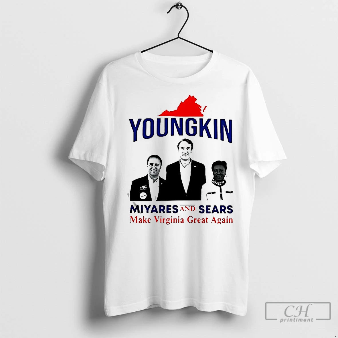 Premium Youngkin Miyares And Sears Make Virginia Great Again Politics T-Shirts, Hoodie, Sweatshirt | InkNestWear.com