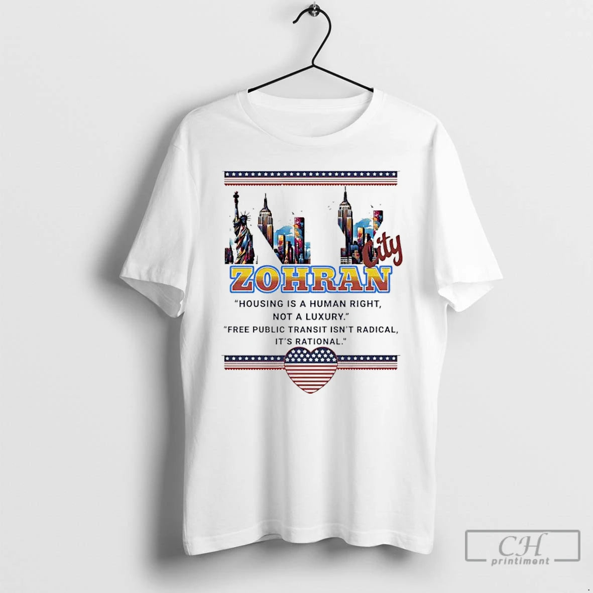Premium Zohran Mamdani Nyc Housing Is A Human Right Not A Luxury T Shirts Hoodie, Sweatshirt | InkNestWear.com