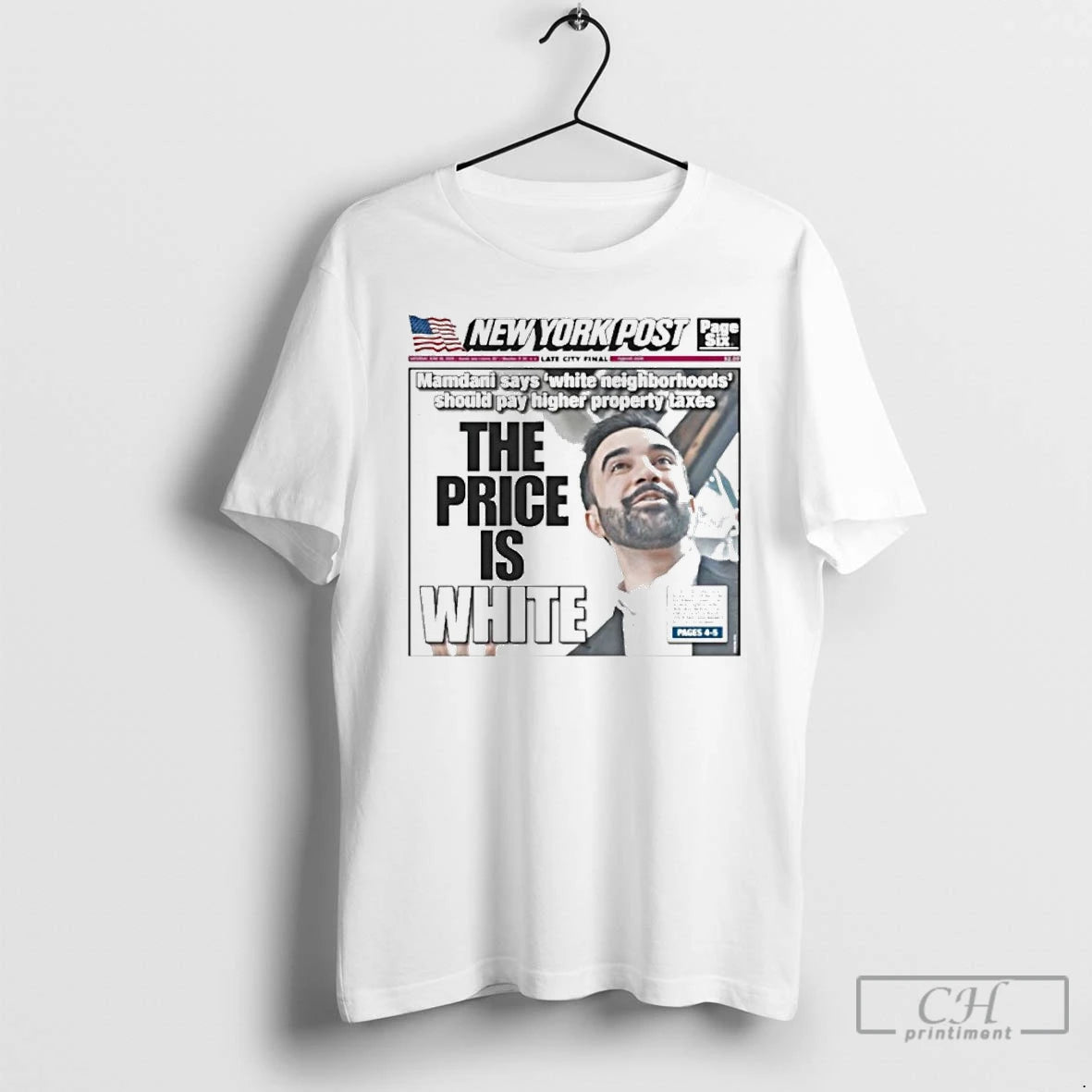 Premium Zohran Mamdani White Neighborhoods The Price Is T Shirts Hoodie, Sweatshirt | InkNestWear.com