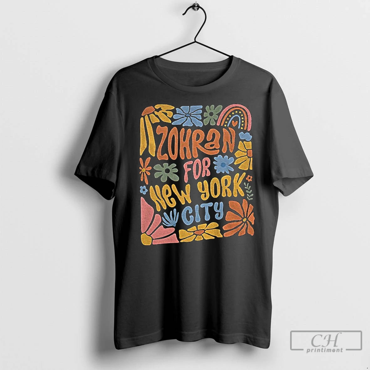 Premium Zohran Mamdani Zohran For New York City Mayor Mamdani Floral T-Shirts, Hoodie, Sweatshirt | InkNestWear.com
