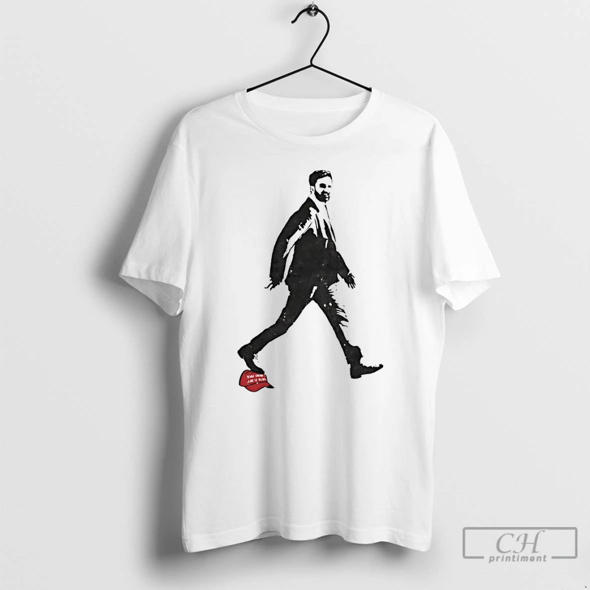 Premium Zohran Mamdani Walking Stomping On Maga Hats T Shirts Hoodie, Sweatshirt | InkNestWear.com