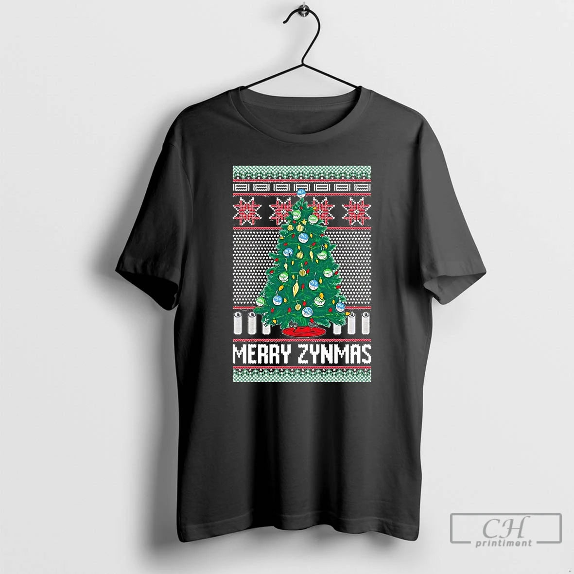 Premium Zyn Merry Zynmas Ugly Christmas T Shirts Hoodie, Sweatshirt | InkNestWear.com
