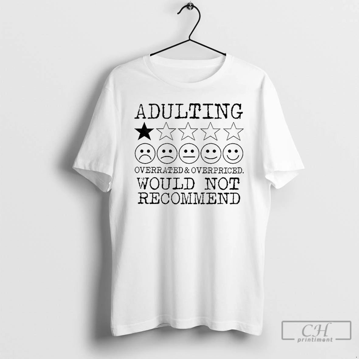 Premium Fiug8jwj Adulting Overrated And Overpriced Would Not Recommend T Shirts Hoodie, Sweatshirt | InkNestWear.com