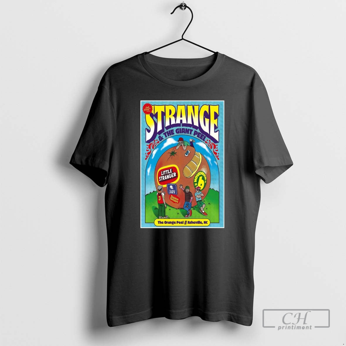 Premium Strange The Giant Peel Nov 6 2025 The Orange Peel Asheville Nc Tour T-Shirts, Hoodie, Sweatshirt | InkNestWear.com