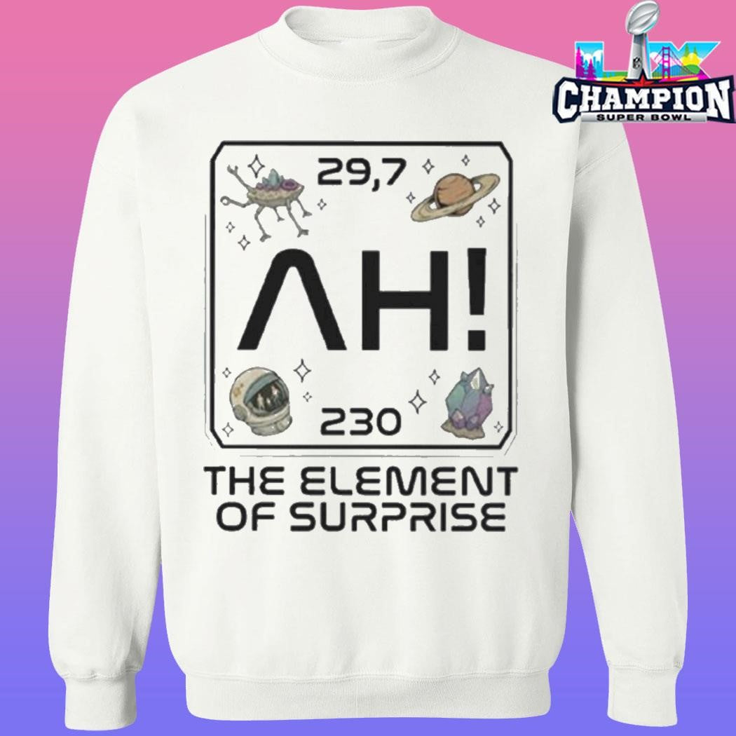 Project Hail Mary Ah Element Of Surprise Sci-fi Space Novel Shirt