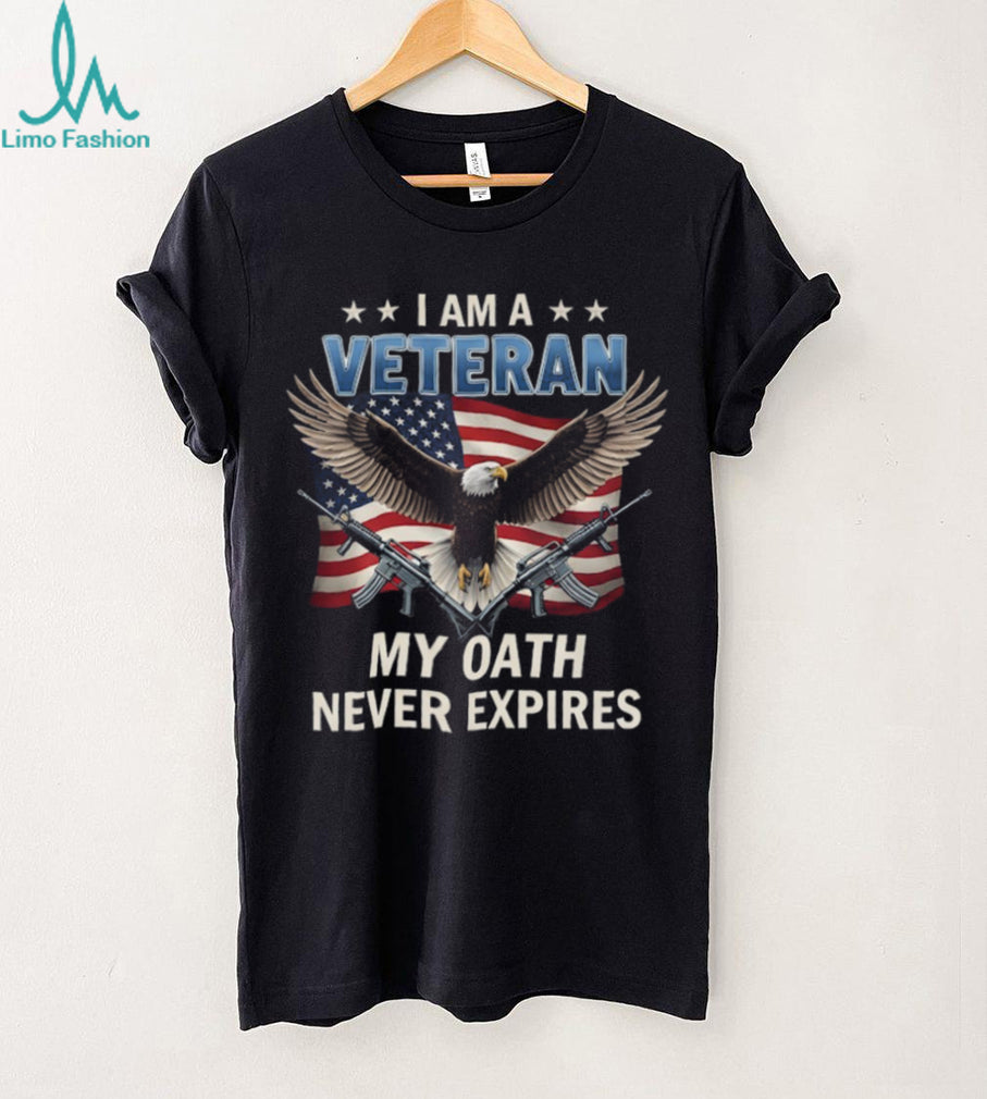 Proud US Veteran My Oath Never Expires American Eagle T Shirt