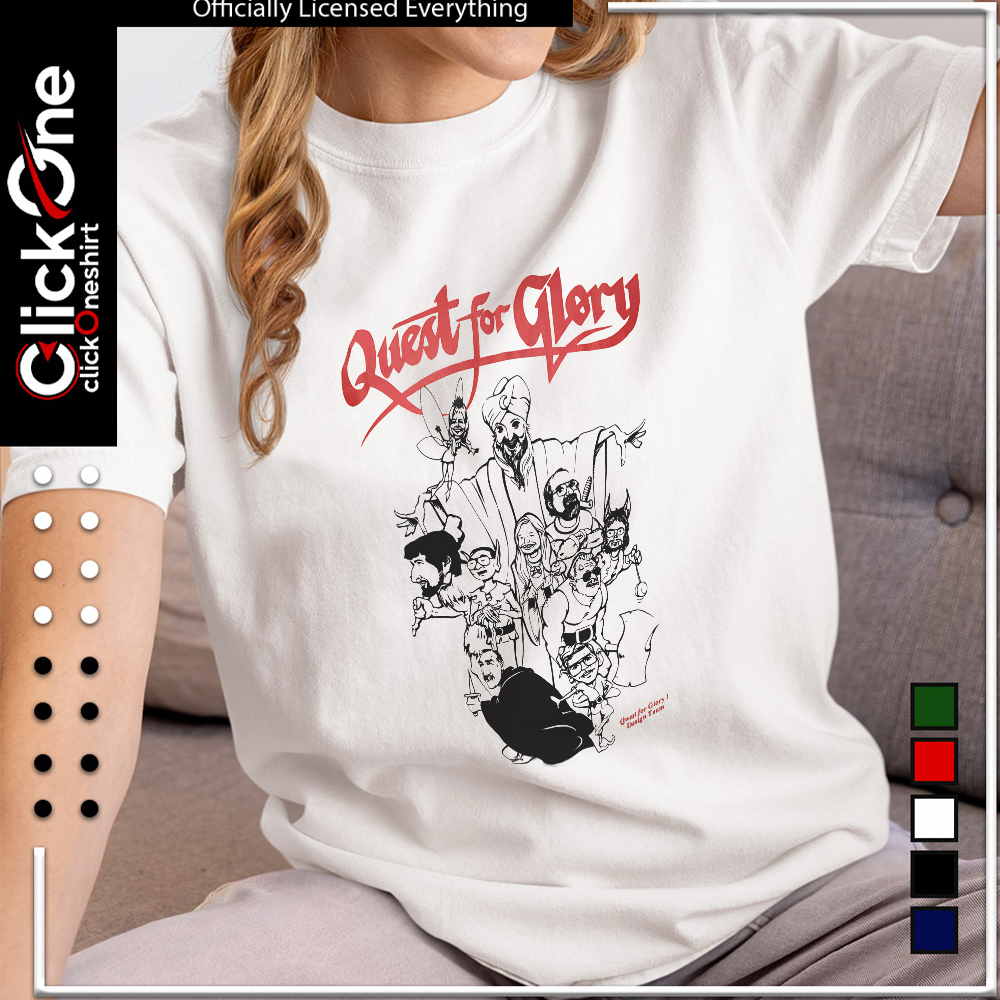 Quest for Glory design team shirt