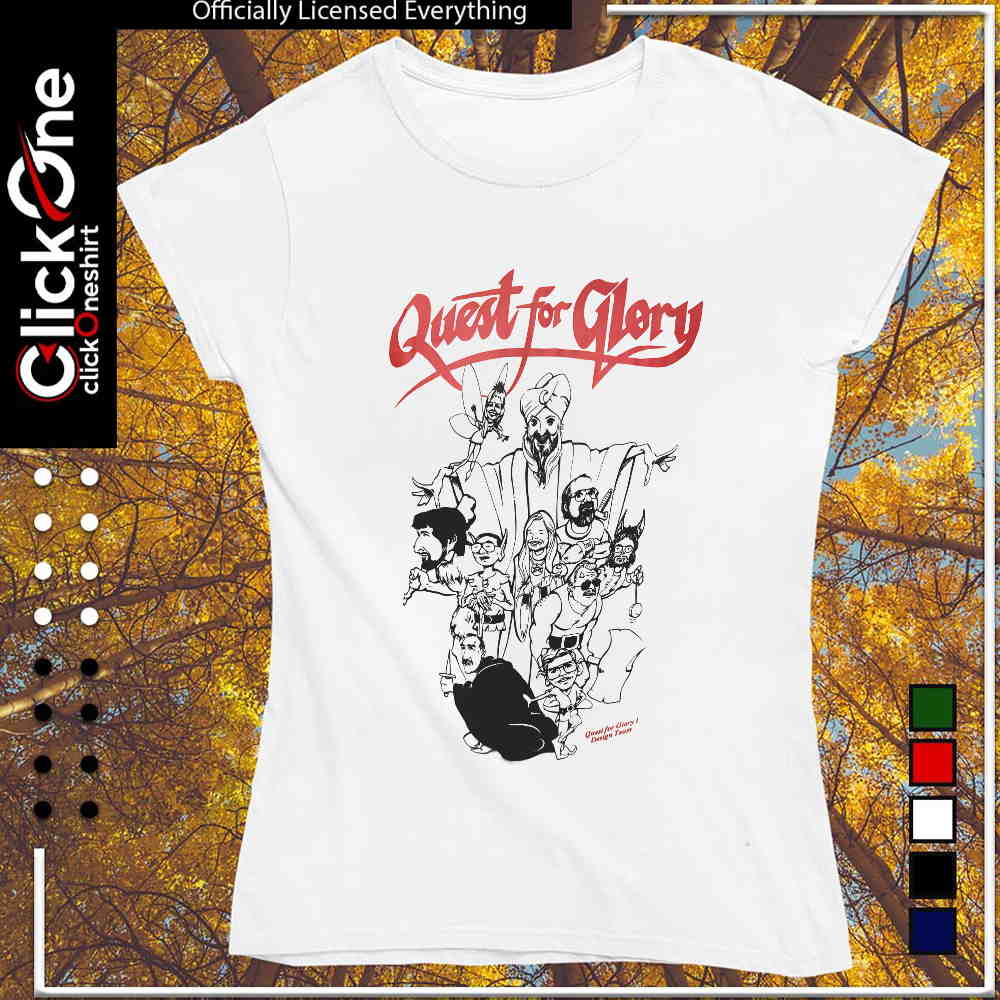 Quest for Glory design team shirt