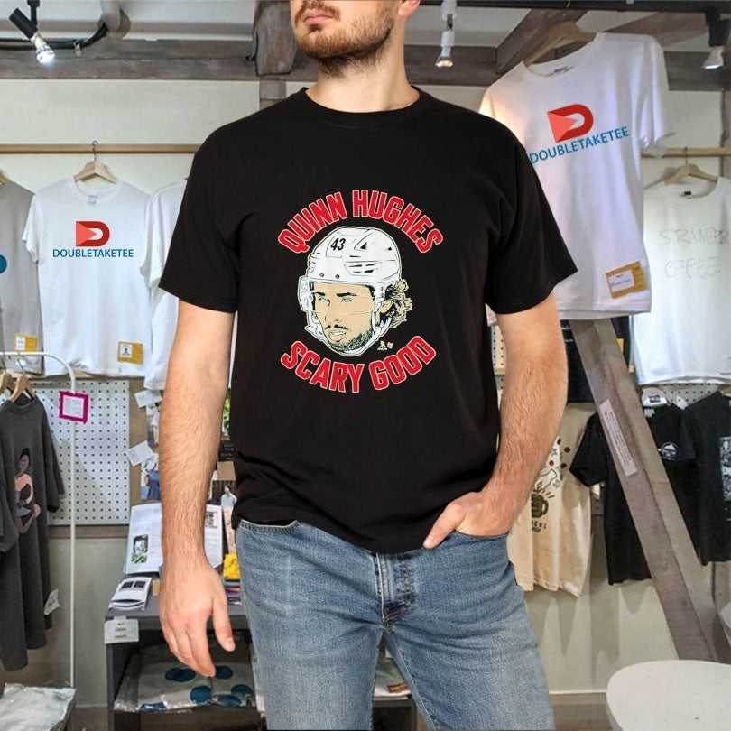 Quinn Hughes Scary Good Ghost Eyes Minnesota Wild Shirts