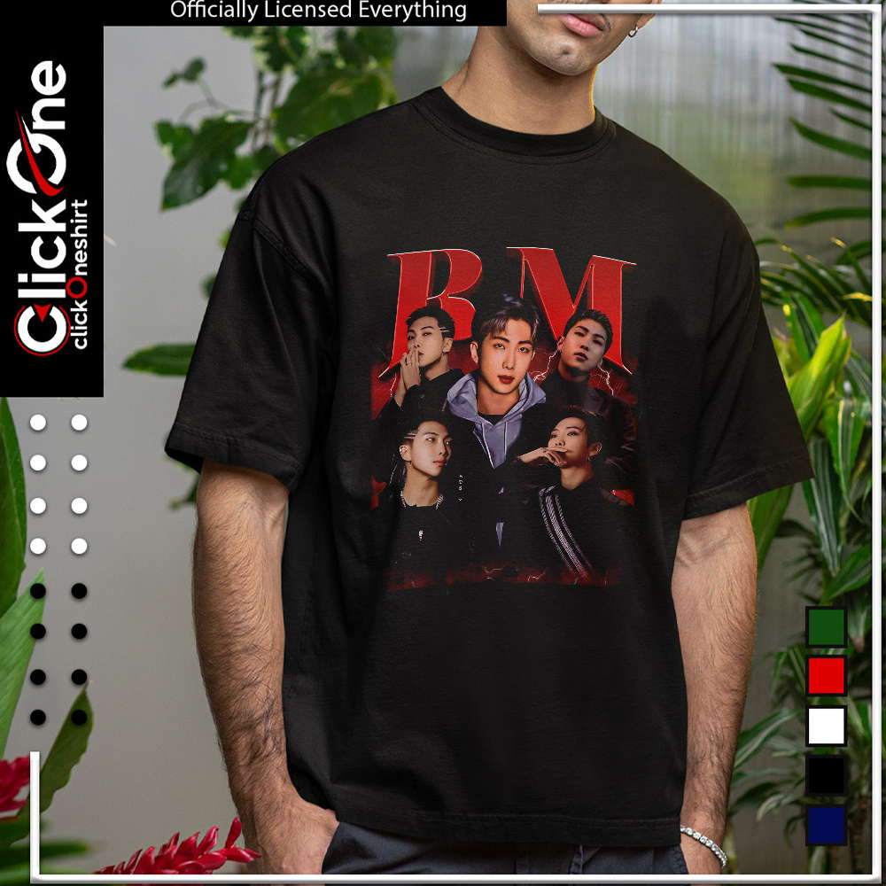 RM Kim Namjoon BTS B M shirt
