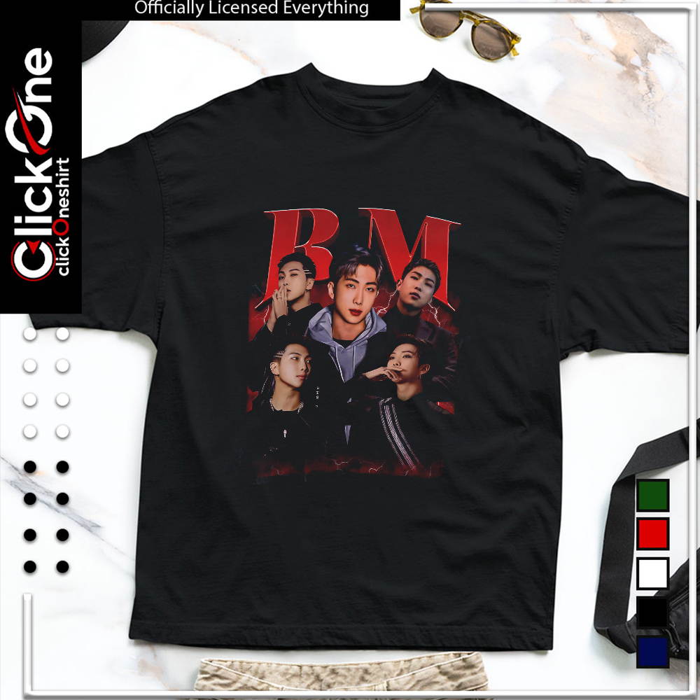 RM Kim Namjoon BTS B M shirt