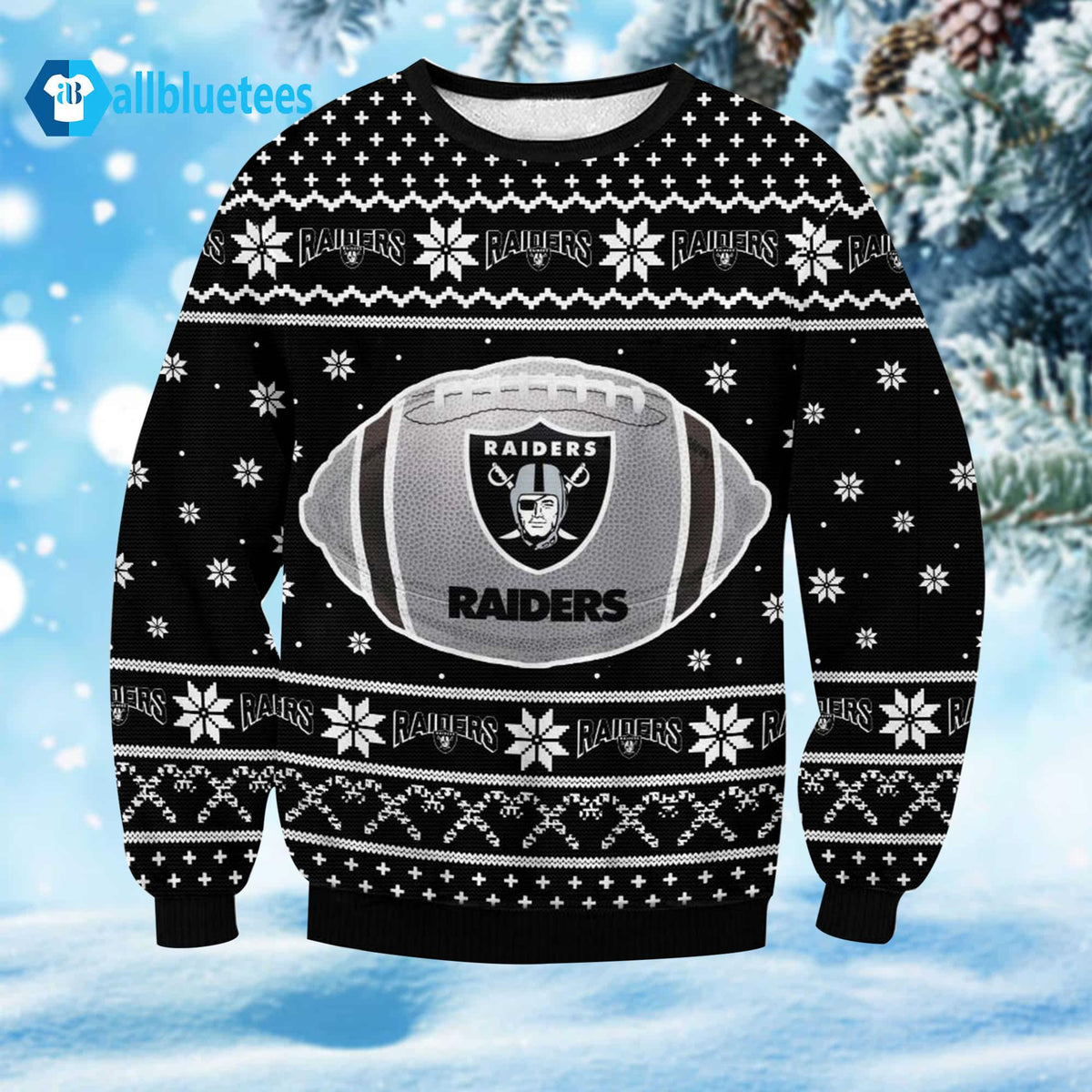 Vegas Raiders Ugly Christmas Sweater