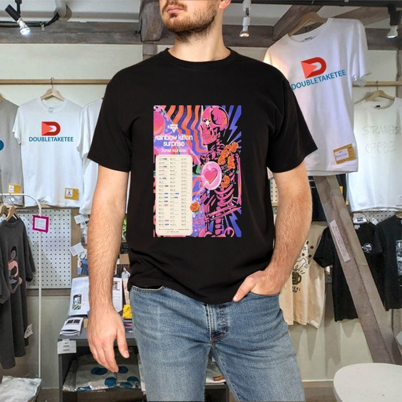 Rainbow Kitten Surprise Bones Tour 2026 Dates Skeleton Heart Shirts