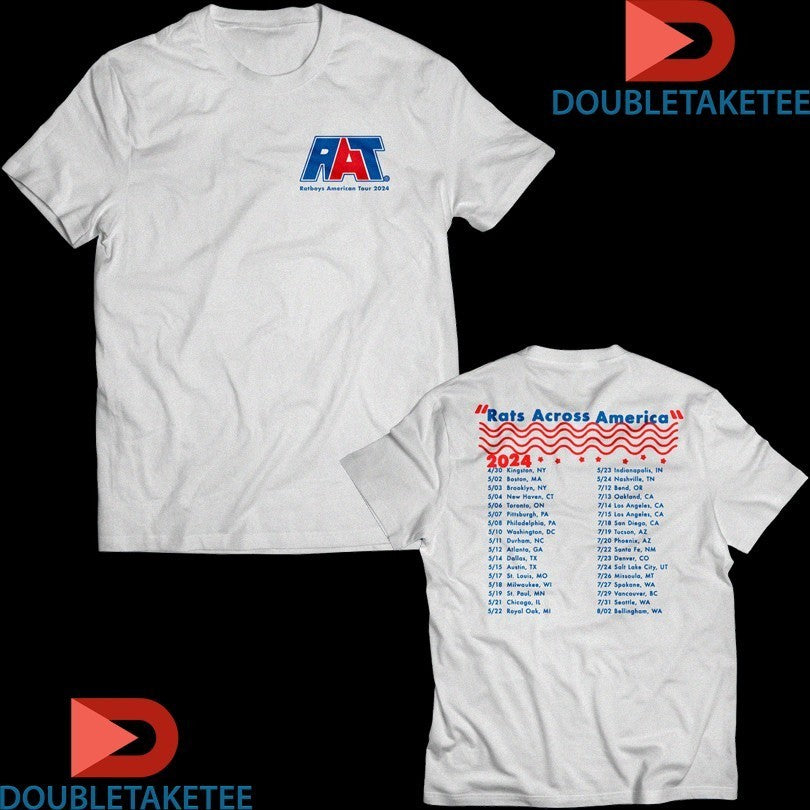 Ratboys Travel America 2024 Tour Dates Shirts