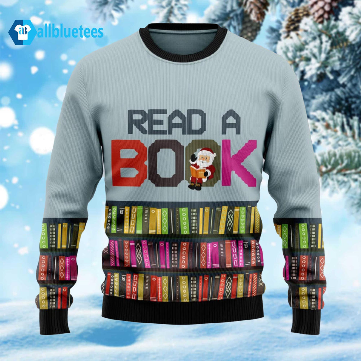 Read A Book Ugly Christmas Sweater
