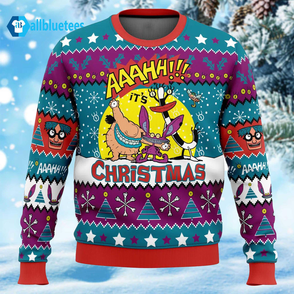 Real Monsters Ugly Christmas Sweater