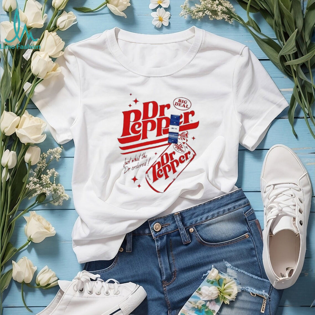 Retro Dr. Pepper “Just What the Dr. Ordered” Vintage White T Shirt