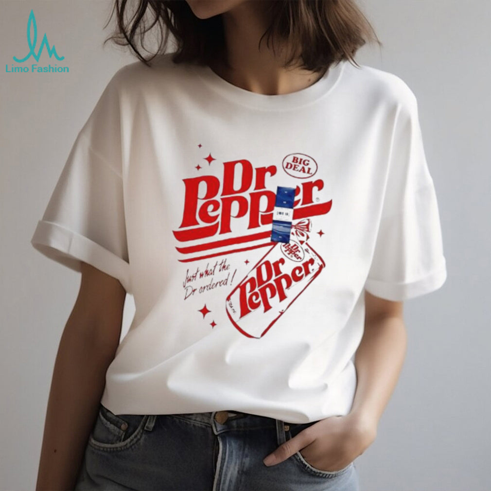 Retro Dr. Pepper “Just What the Dr. Ordered” Vintage White T Shirt