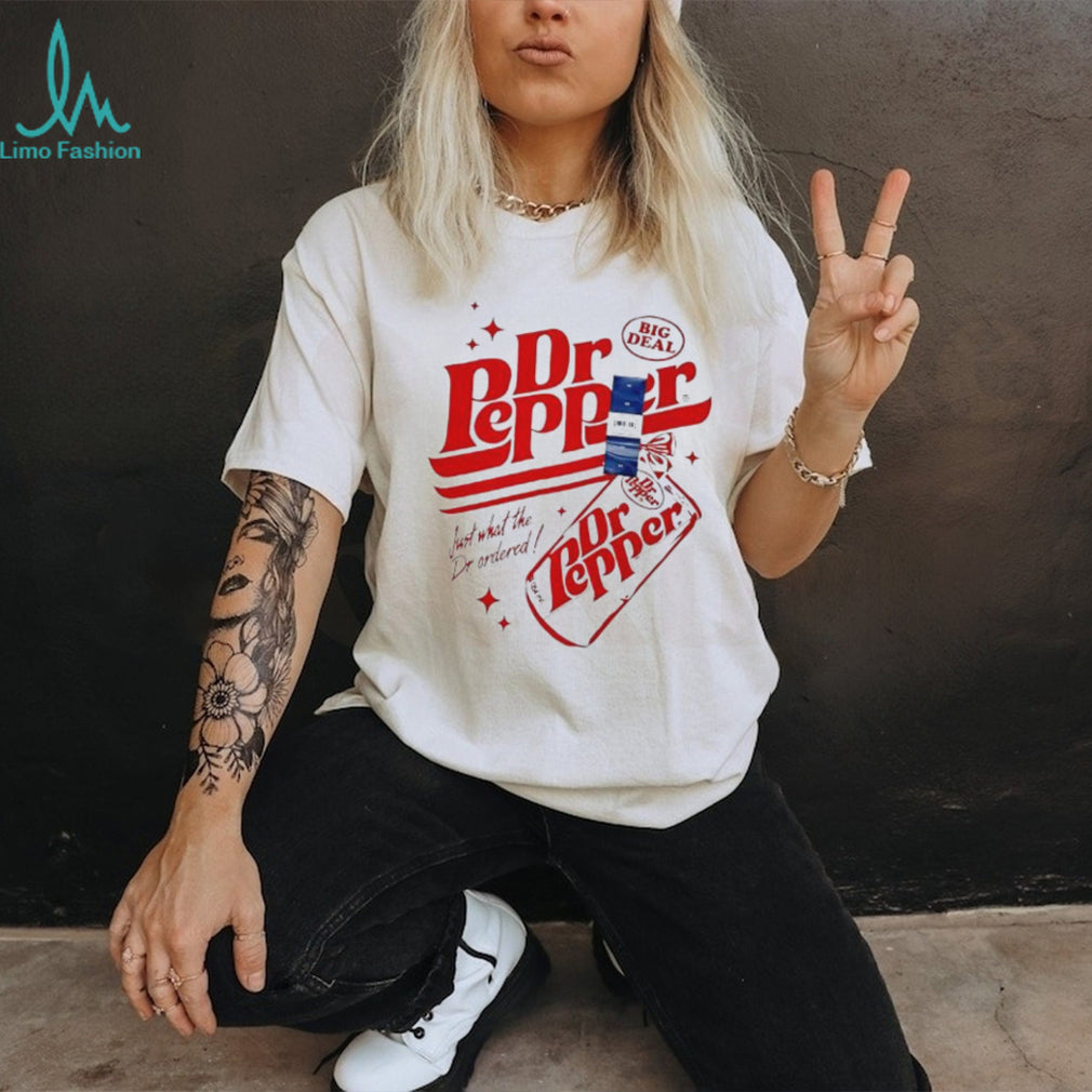 Retro Dr. Pepper “Just What the Dr. Ordered” Vintage White T Shirt