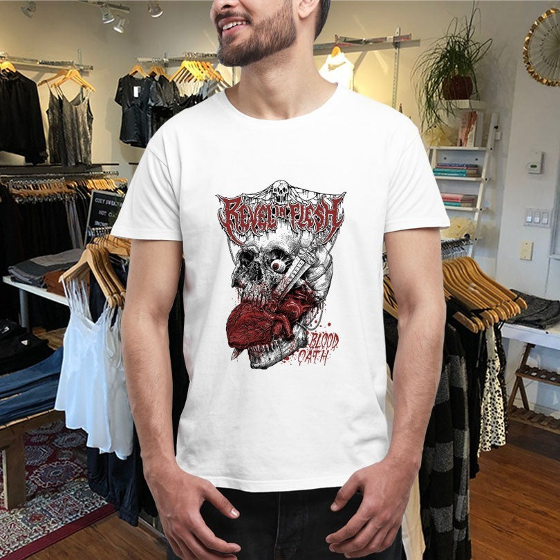 Revel In Flesh Blood Oath Heart Shirts