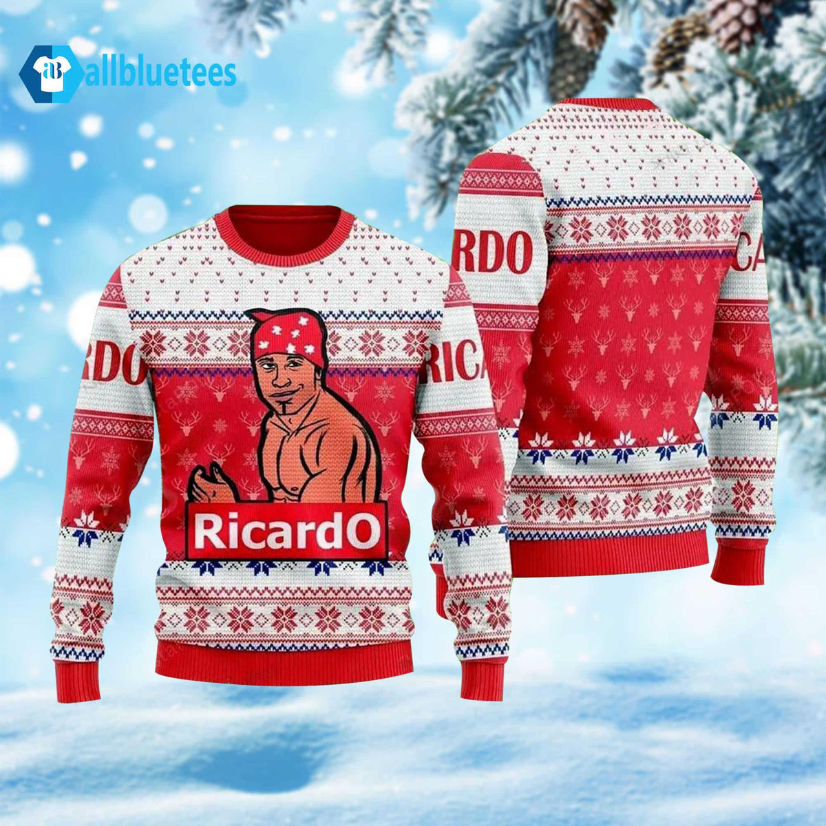 Ricardo Milos Meme Ugly Christmas Sweater