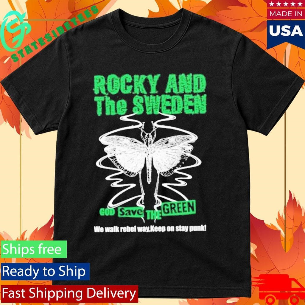 Rocky & The Sweden God Save The Green Shirt