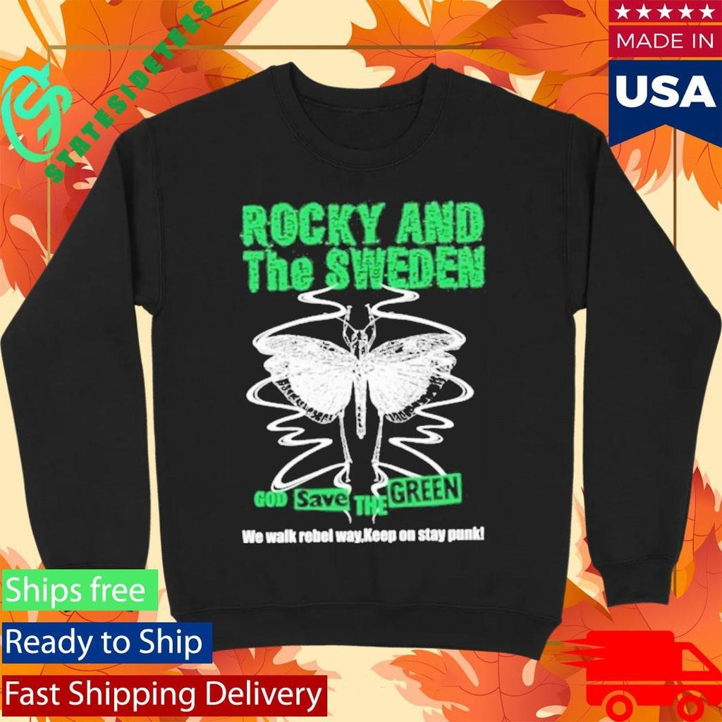 Rocky & The Sweden God Save The Green Shirt