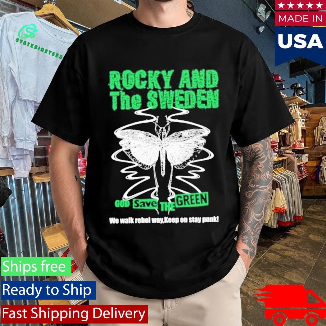 Rocky & The Sweden God Save The Green Shirt