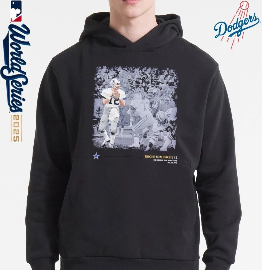 Roger Staubach Dallas Cowboys Moments T-Shirt