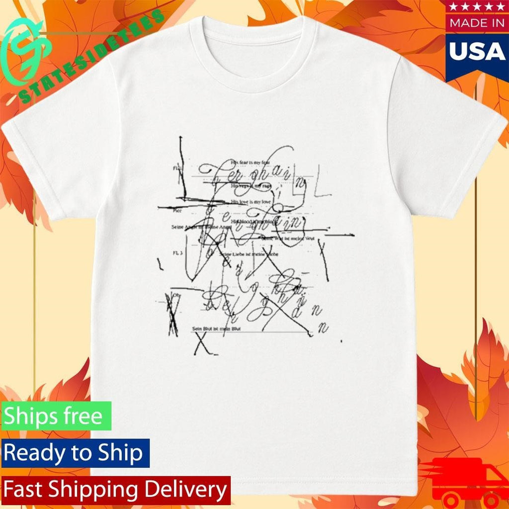 Rosalia Yellow Music Notes Shirt