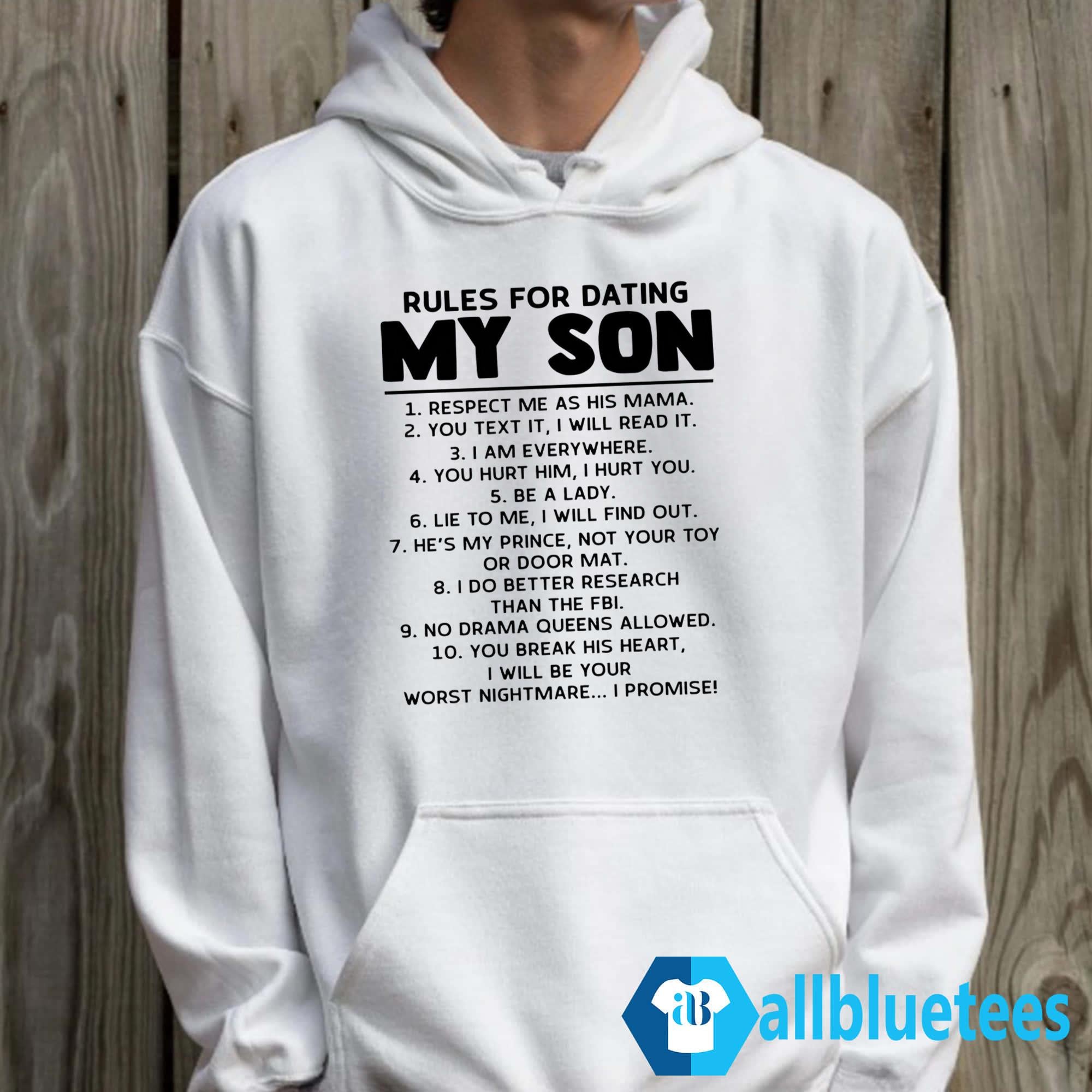 Rules For Dating My Son Shirt