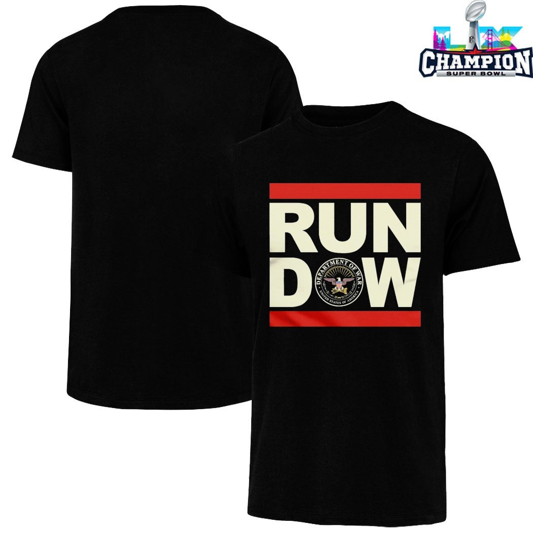 Run Dow Department Of War United States Of America T-shirts