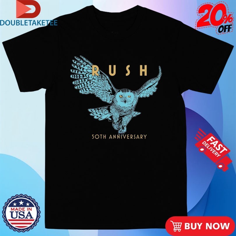 Rush 50th Anniversary Fly Owl Shirts