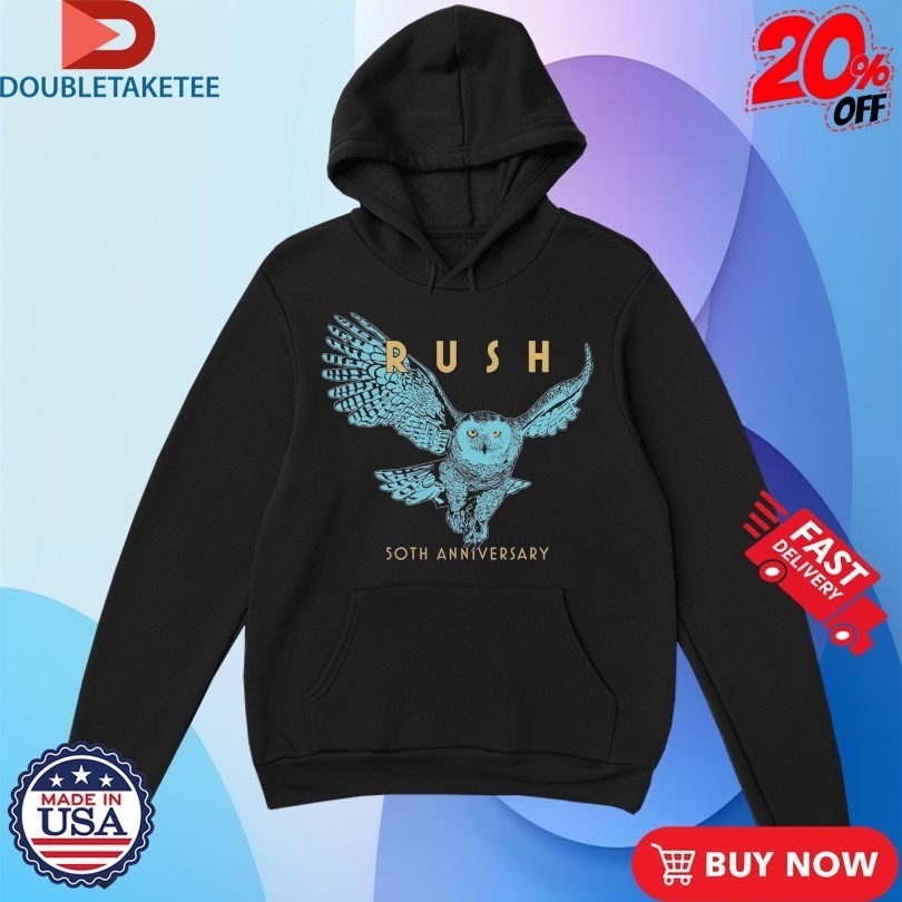 Rush 50th Anniversary Fly Owl Shirts