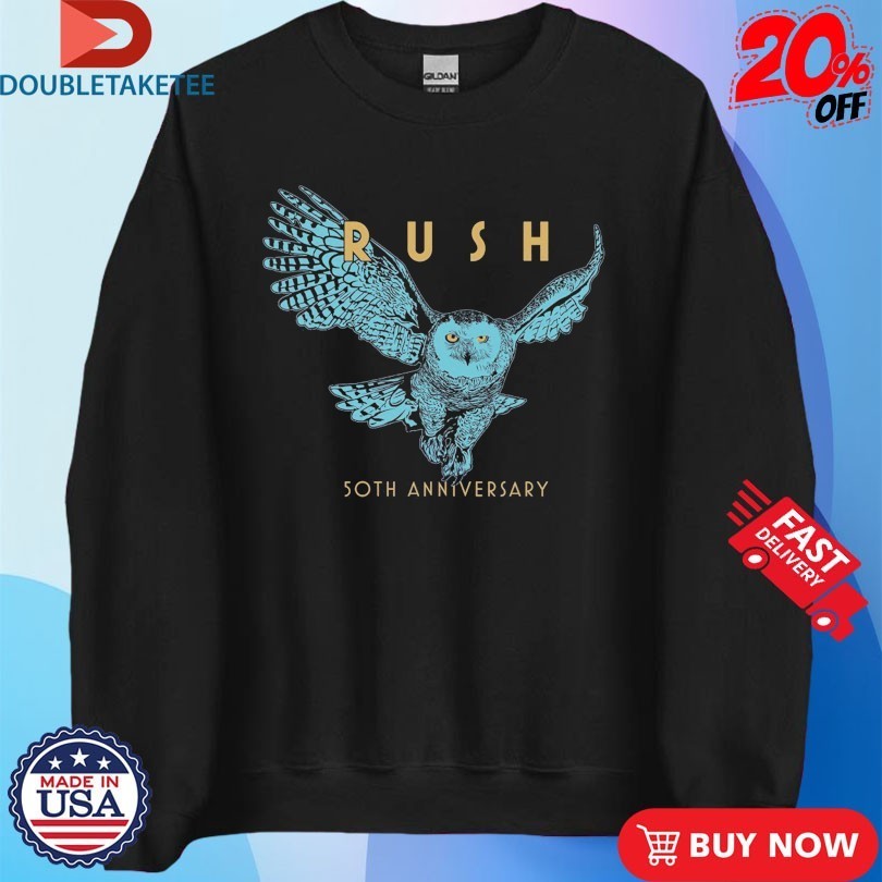 Rush 50th Anniversary Fly Owl Shirts