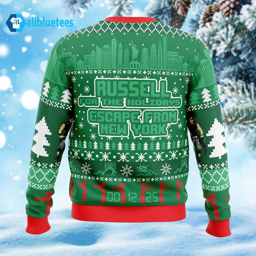 Russell For The Holidays Escape In New York Ugly Christmas Sweater