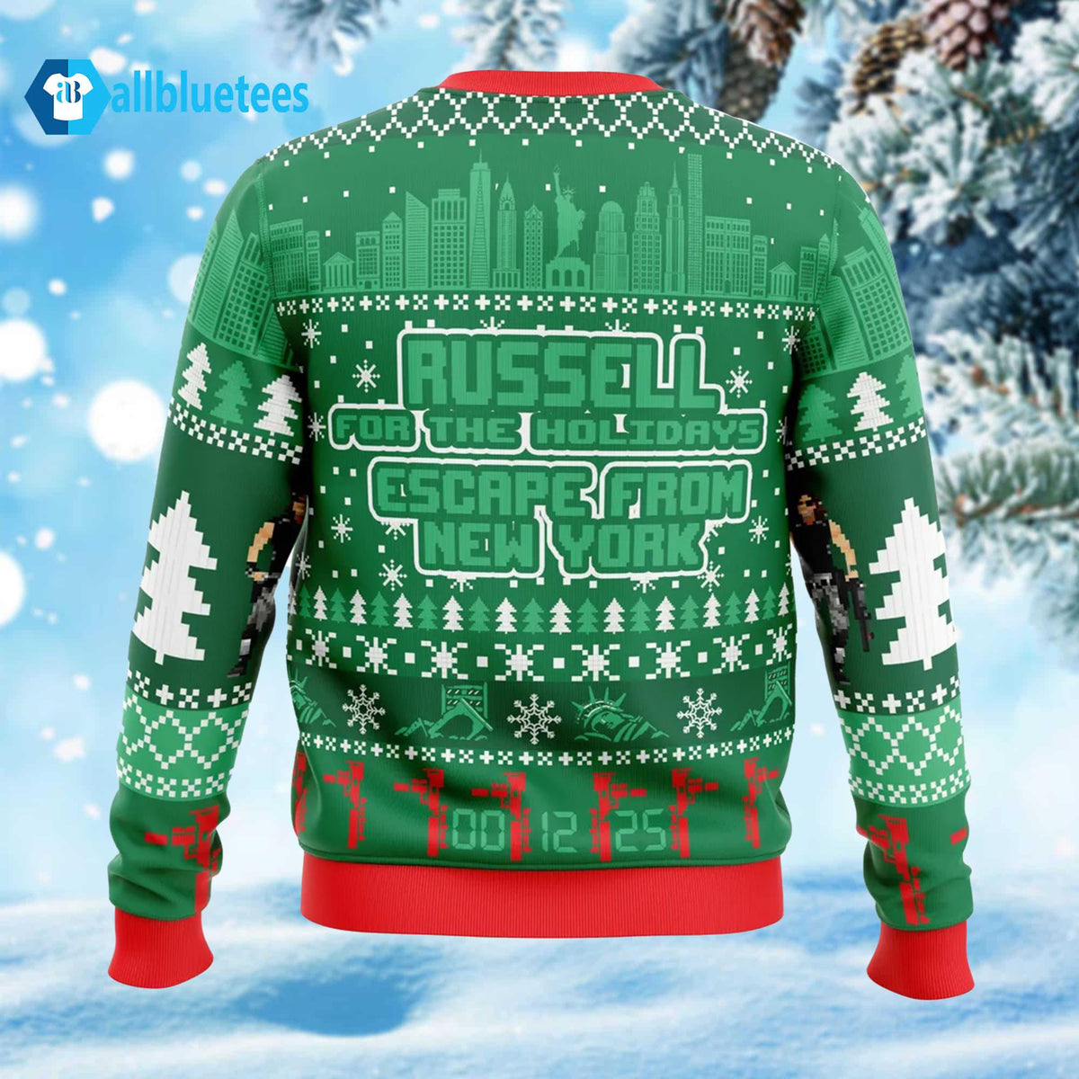 Russell For The Holidays Escape In New York Ugly Christmas Sweater