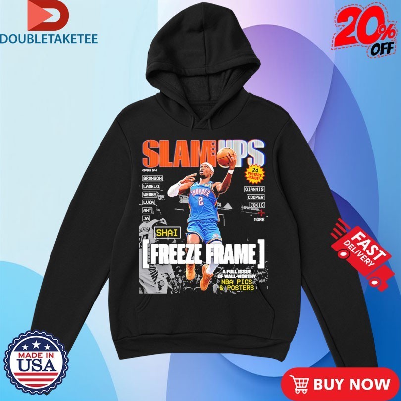 SLAM Ups Shai Gilgeous Alexander Freeze Frame A Full Issue Of Wall Worthy Shirts