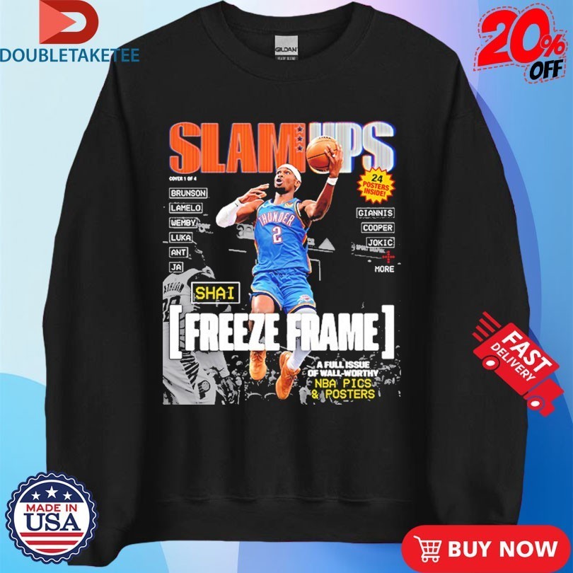 SLAM Ups Shai Gilgeous Alexander Freeze Frame A Full Issue Of Wall Worthy Shirts