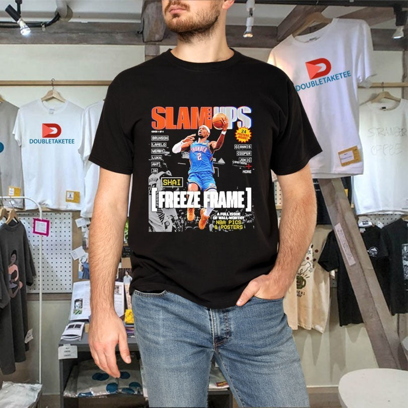 SLAM Ups Shai Gilgeous Alexander Freeze Frame A Full Issue Of Wall Worthy Shirts