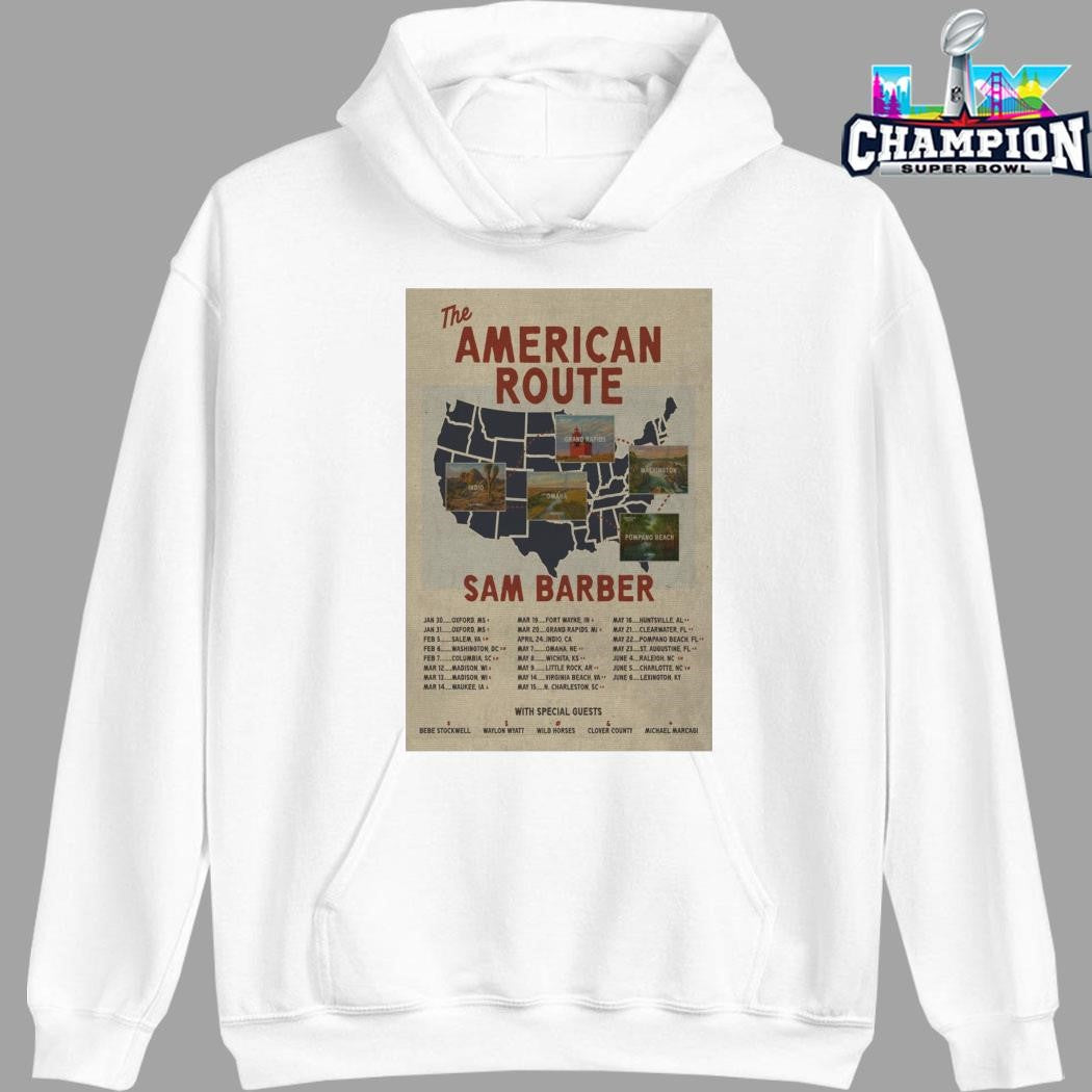 Sam Barber The American Route 2026 Shirt