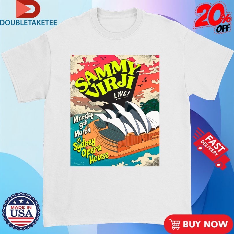 Sammy Virji Sydney Opera House March 9 2026 Shirts